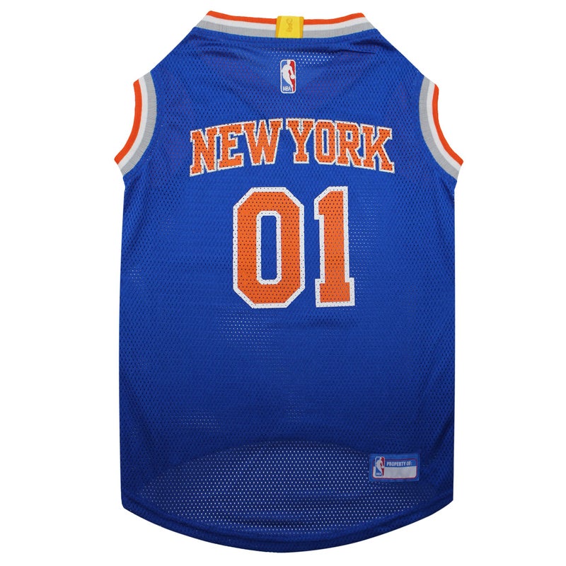 Pets First NBA NEW YORK KNICKS DOG Jersey, X-Small - Tank Top Basketball Pet Jersey - Image 1